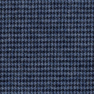Blue & Navy Puppytooth Flannel - Made-to-Order Shirt