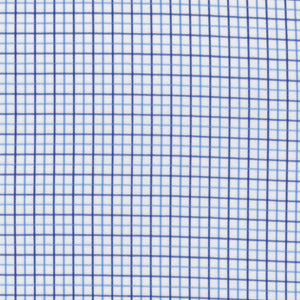 Blue & Sky Tattersall Check Broadcloth - Made-to-Order Shirt