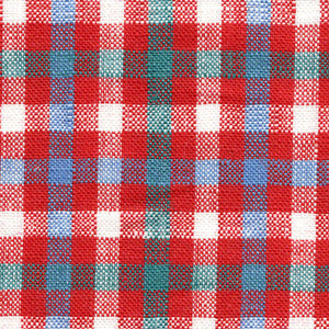 Red with Green Tattersall Check Linen - Made-to-Order Shirt