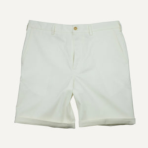 White Ivory French Twill Shorts
