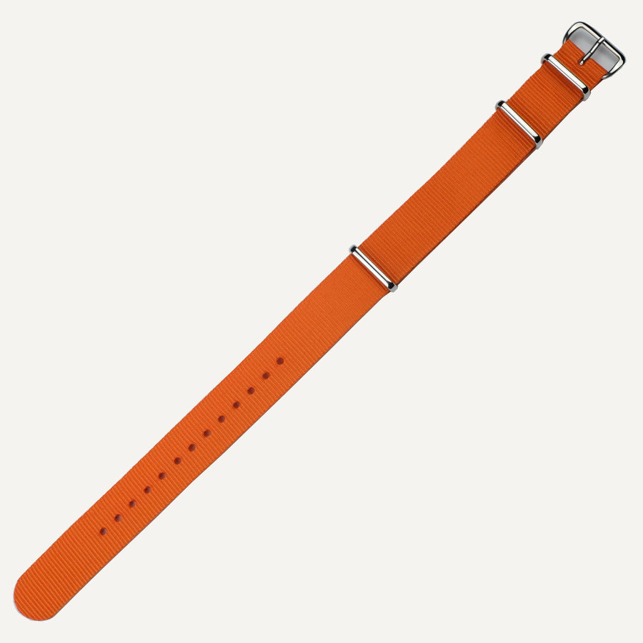 Blaze Orange NATO Watch Strap - 18mm