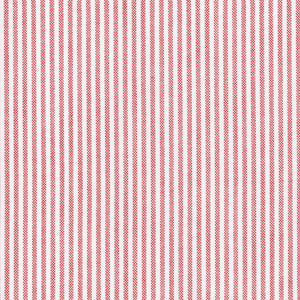 Red & White University Stripe Oxford Cloth - Made-to-Order Shirt