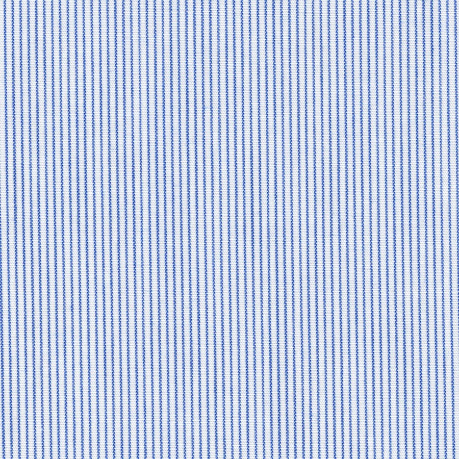 Blue Hairline Stripe Broadcloth - Made-to-Order Shirt