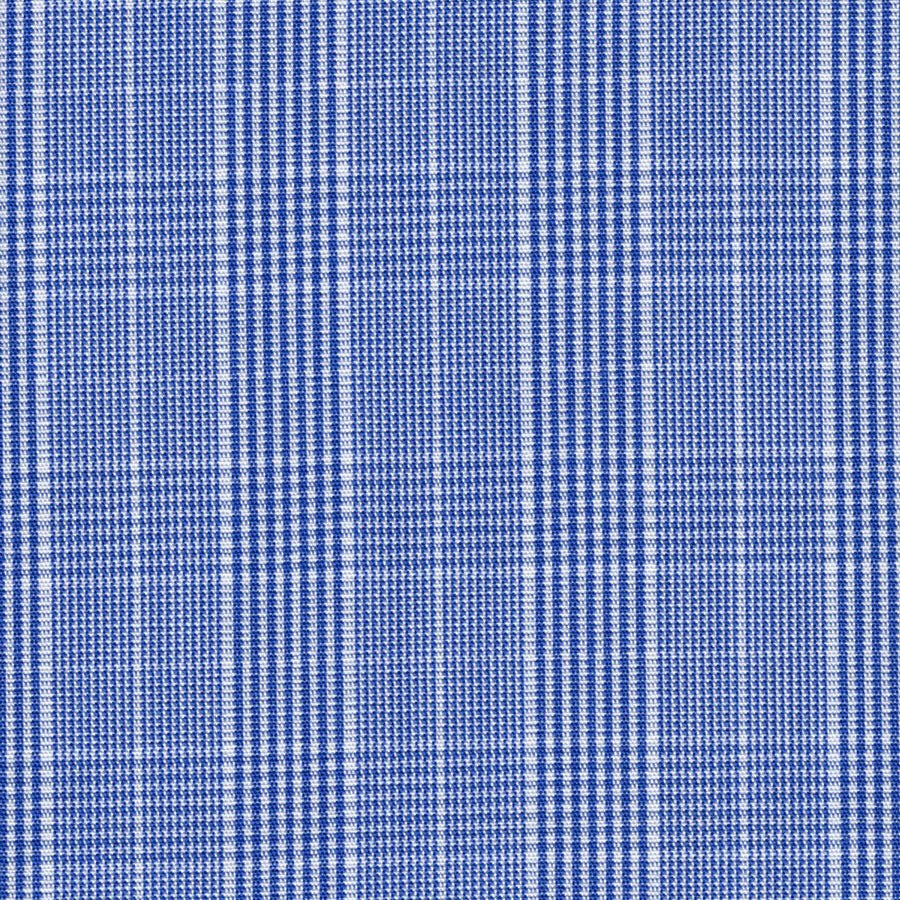 Blue Glen Plaid Broadcloth - Made-to-Order Shirt