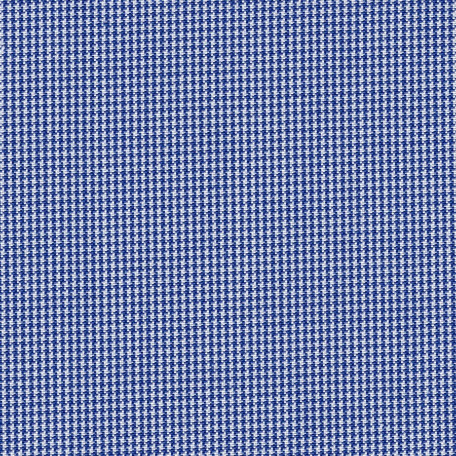 Blue Puppytooth Check Broadcloth - Made-to-Order Shirt