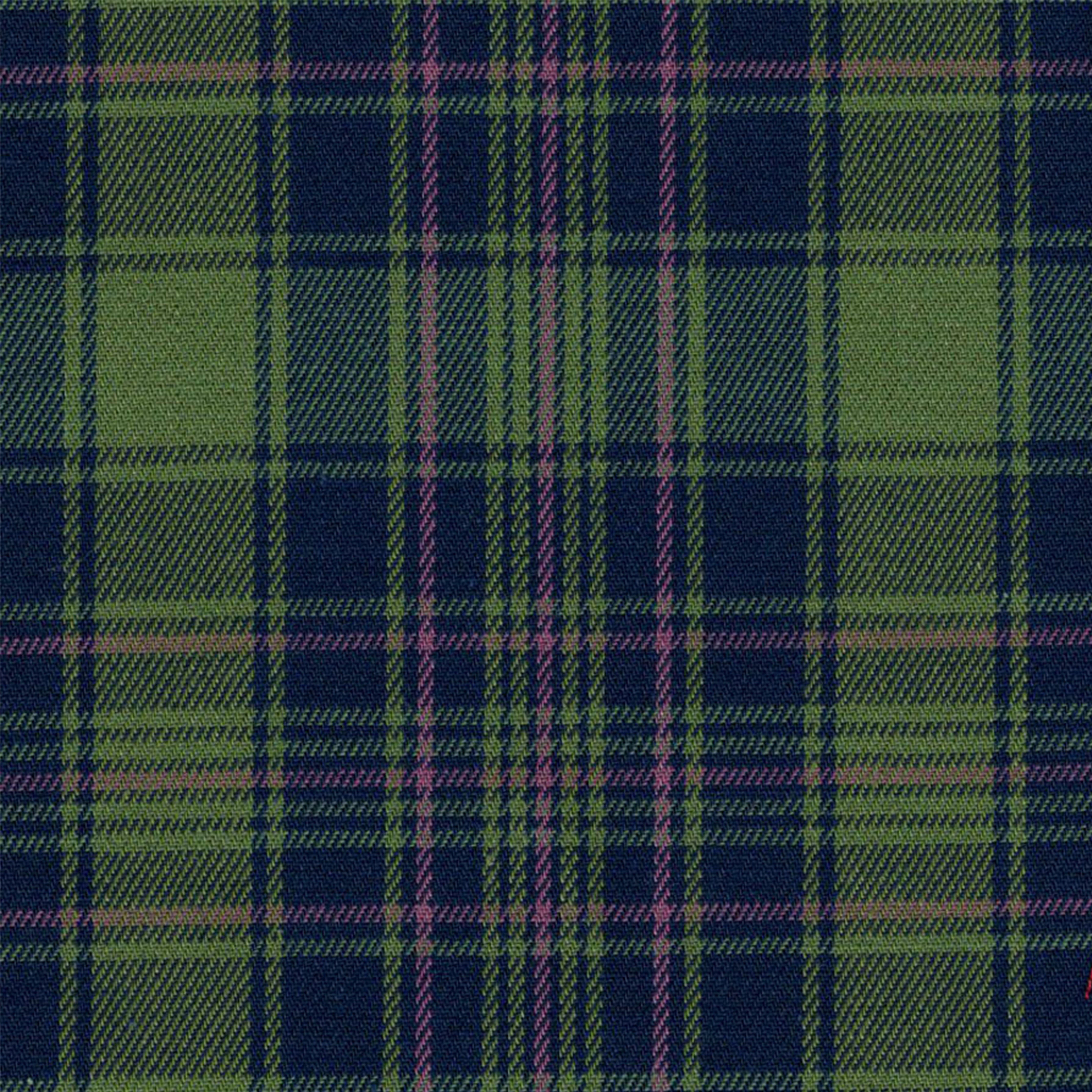 Blue, Green & Pink Plaid Twill- Made-to-Order Shirt