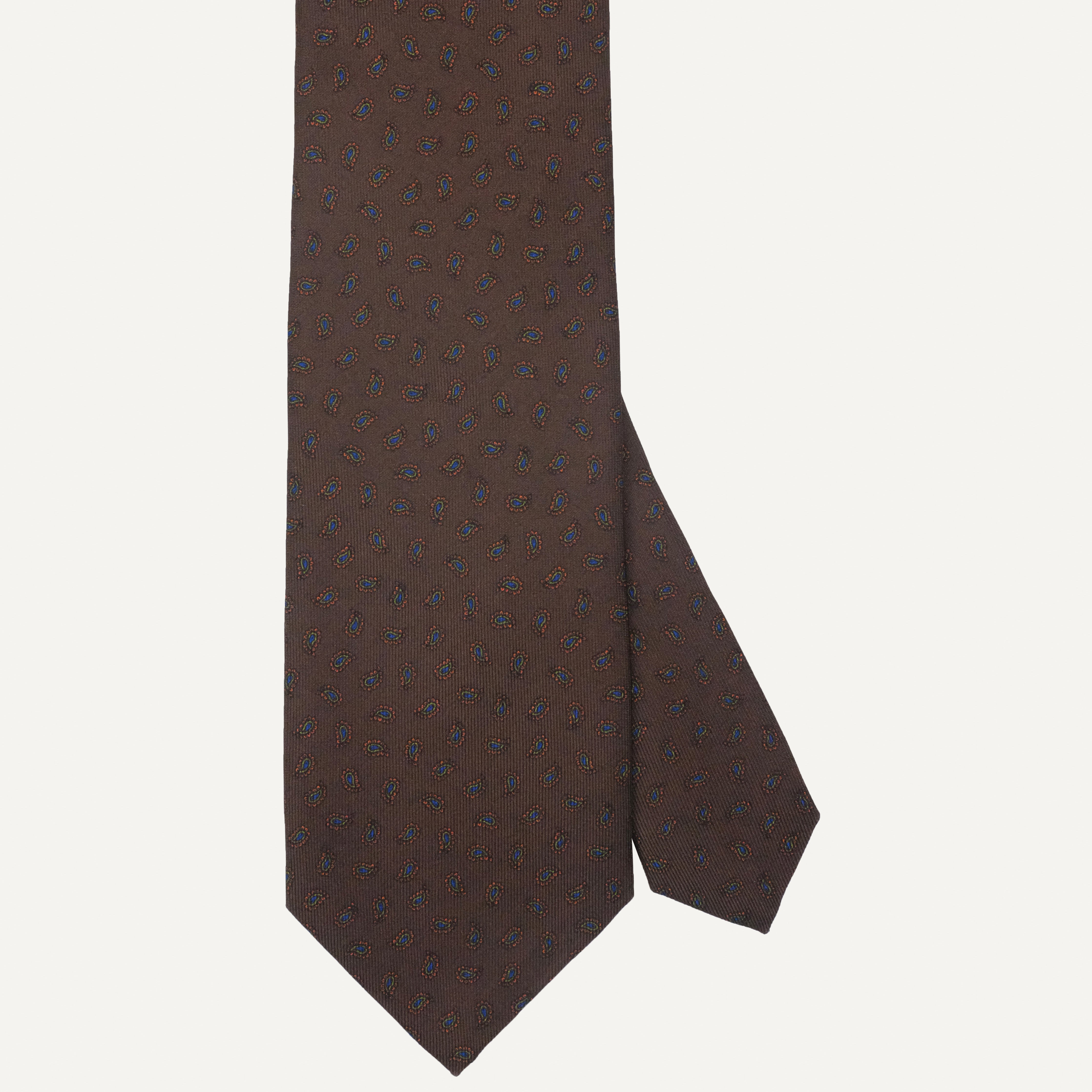Brown Teardrop Tie