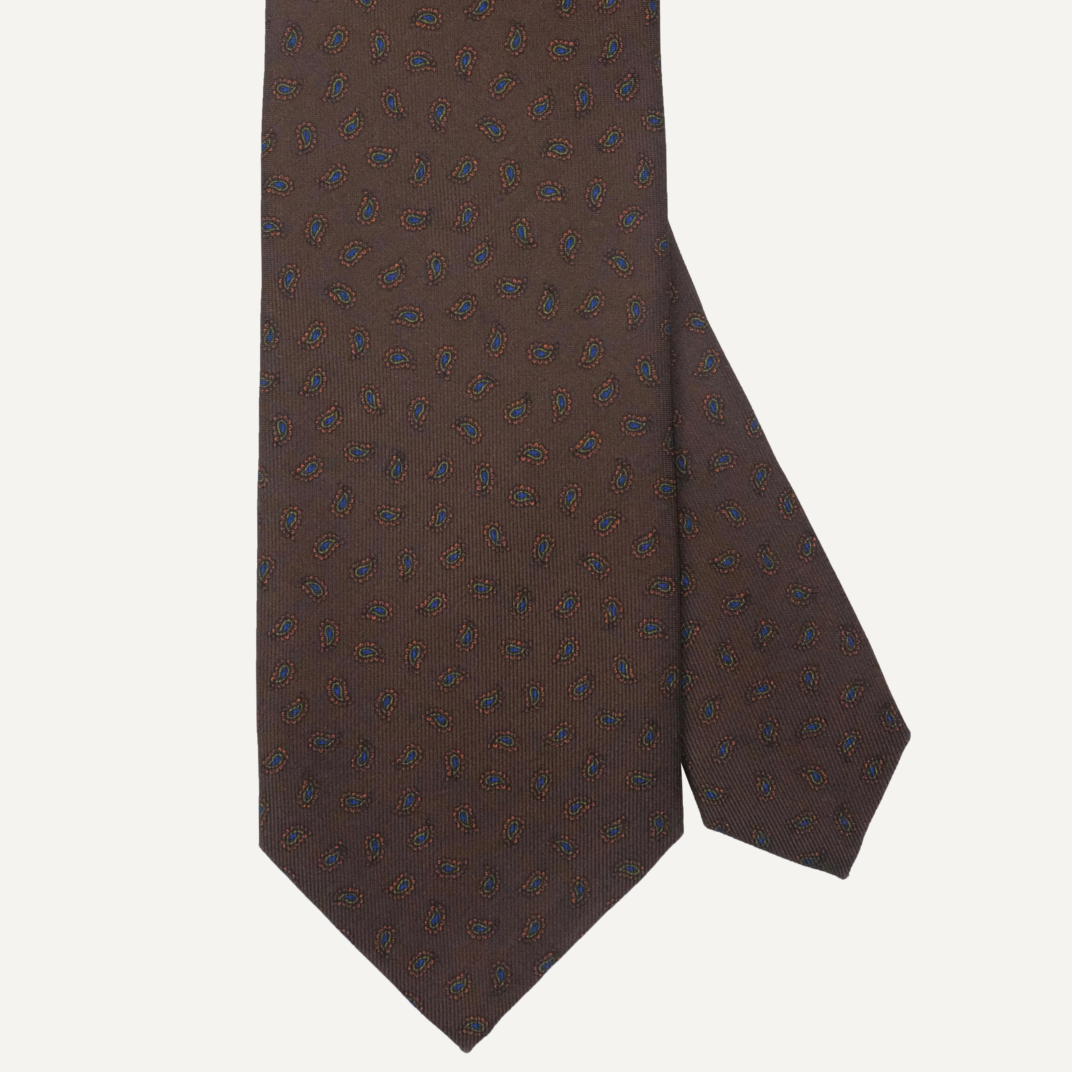 Brown Teardrop Tie
