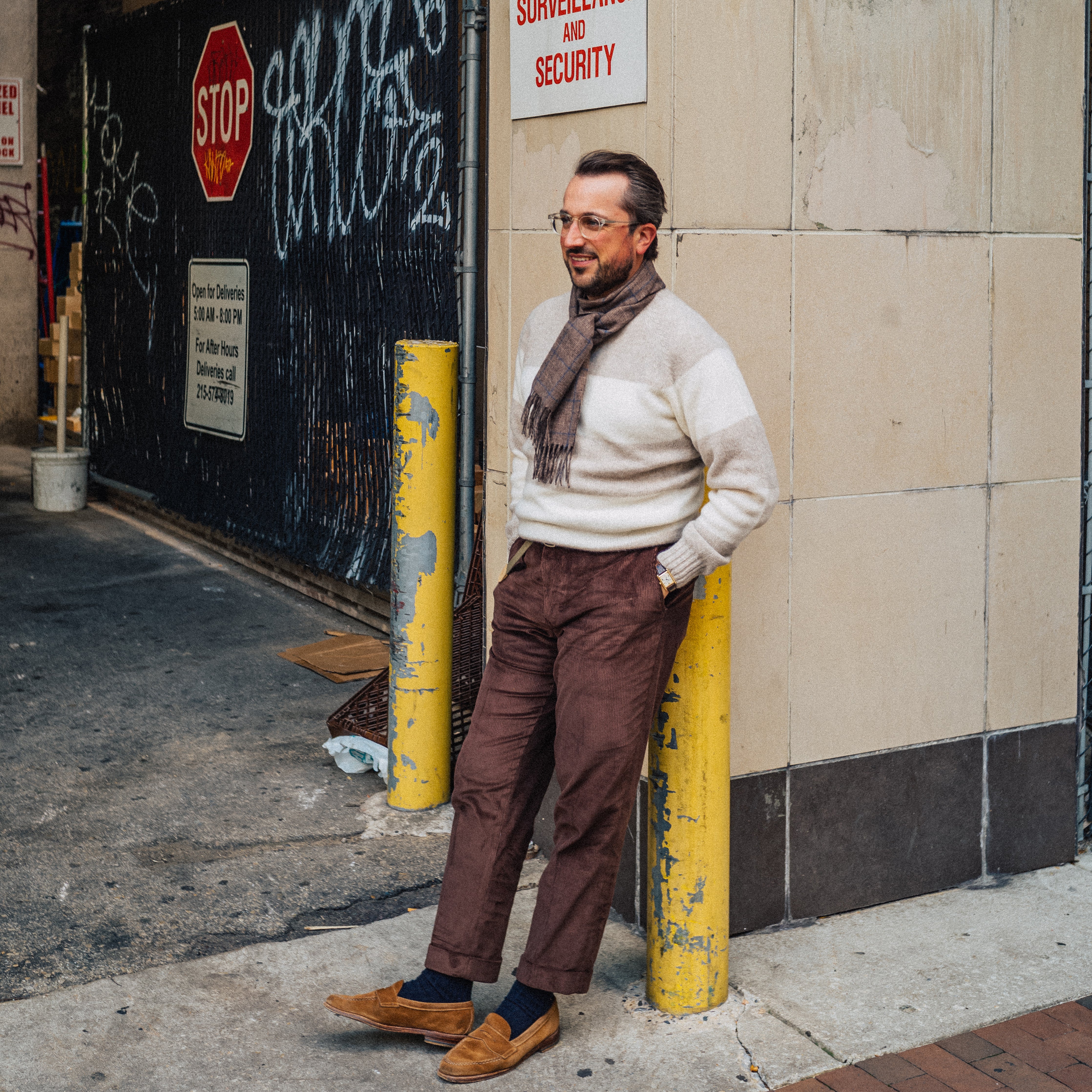 Brown Chocolate Cotton Corduroy Trouser