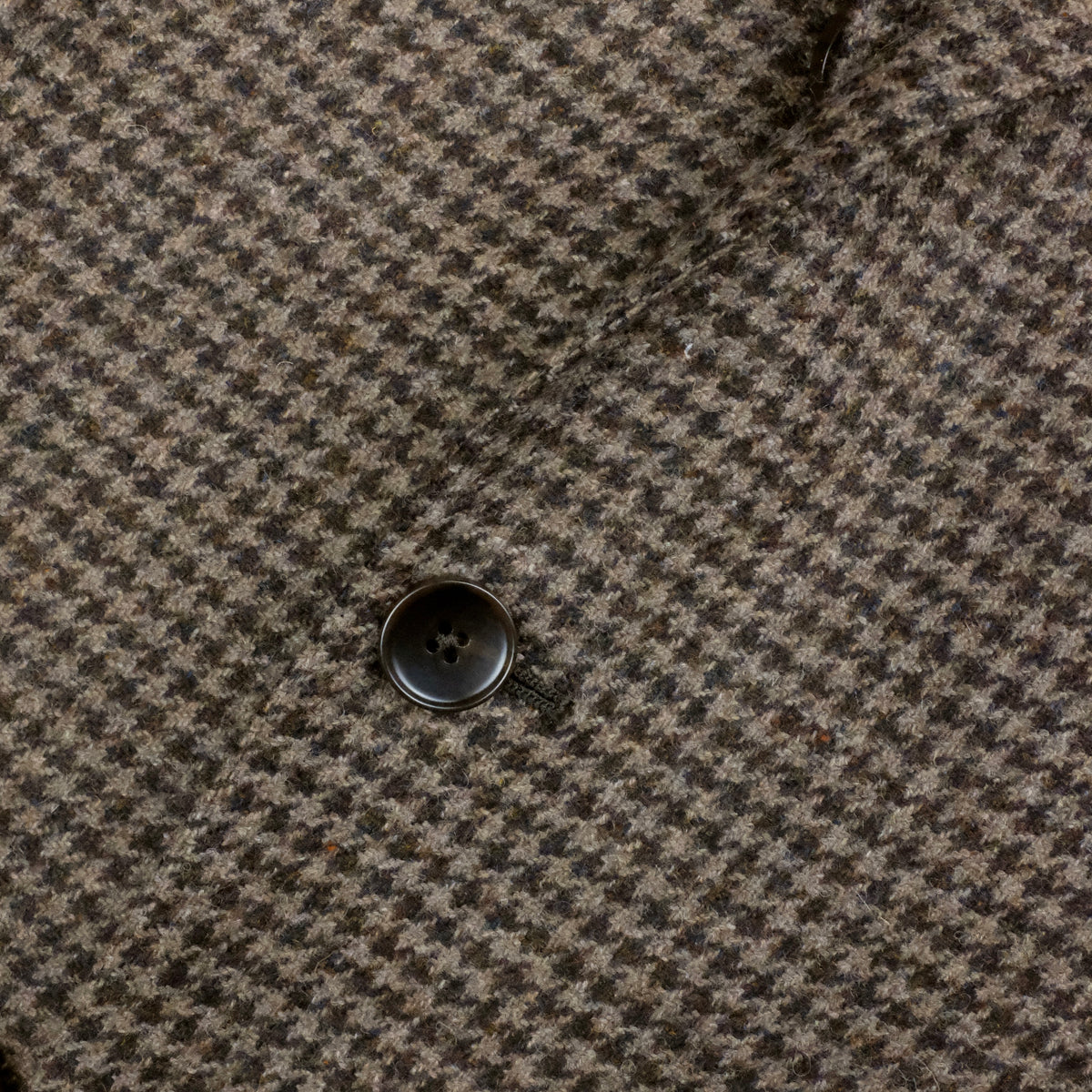 Brown Houndstooth Lambswool Sport Coat