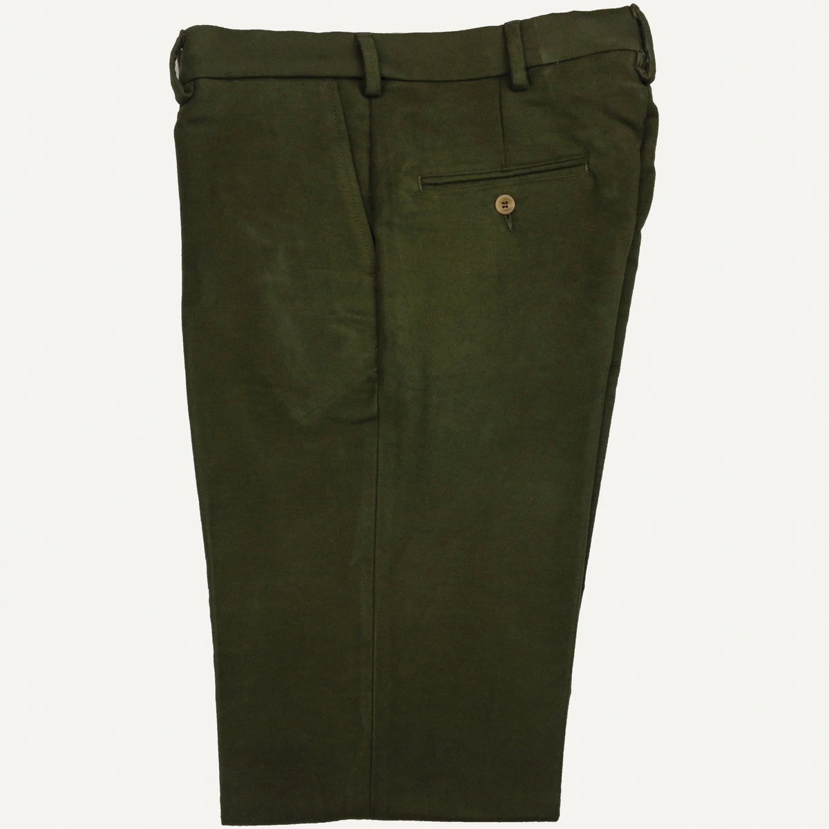 Dark Olive Moleskin Trouser