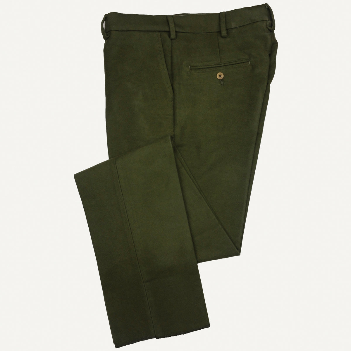 Dark Olive Moleskin Trouser