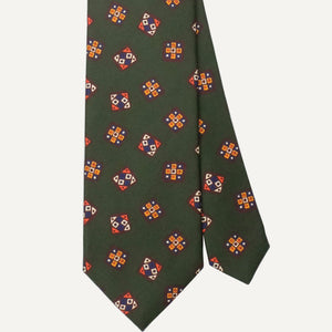 Green Shapes Tie