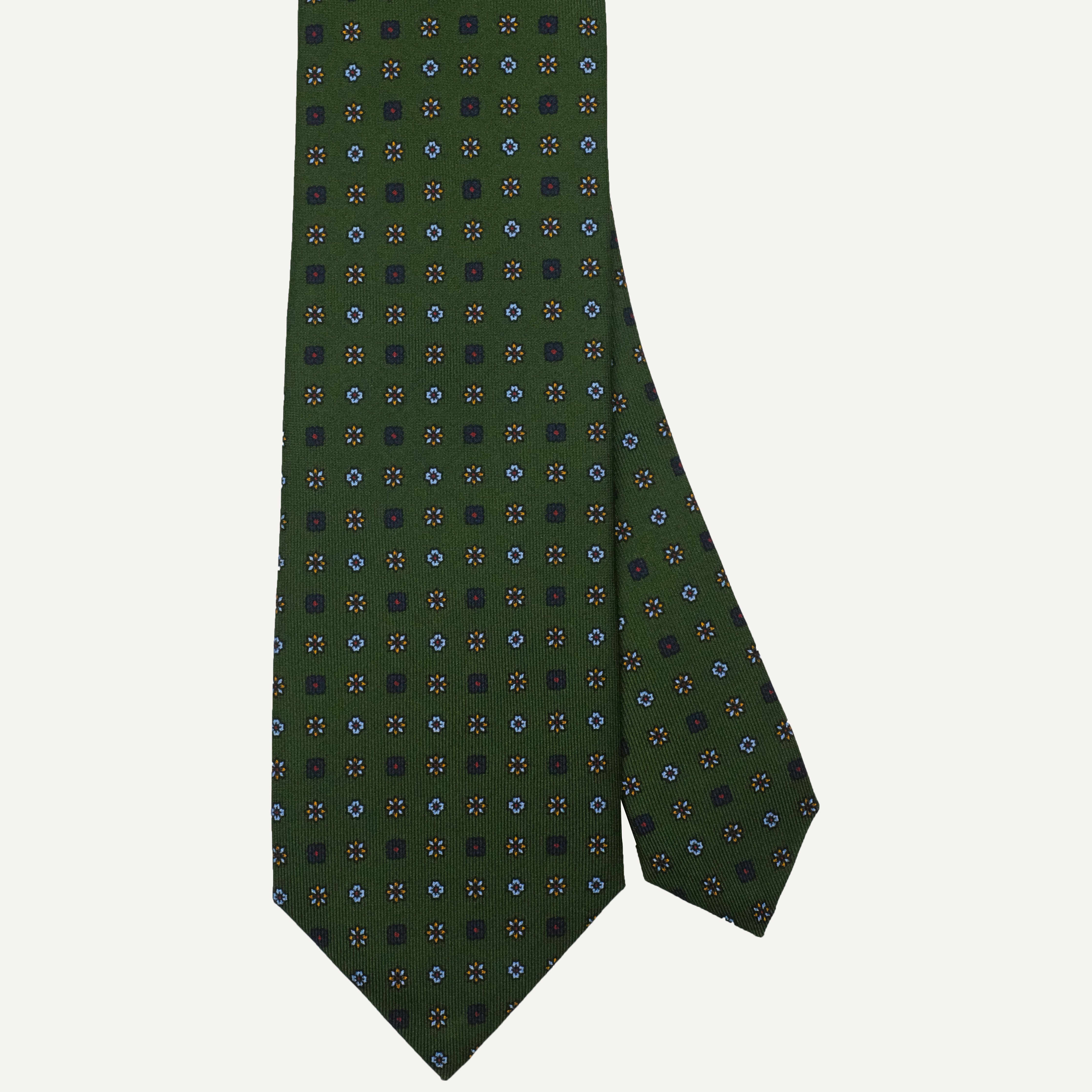 Green Foulard Tie
