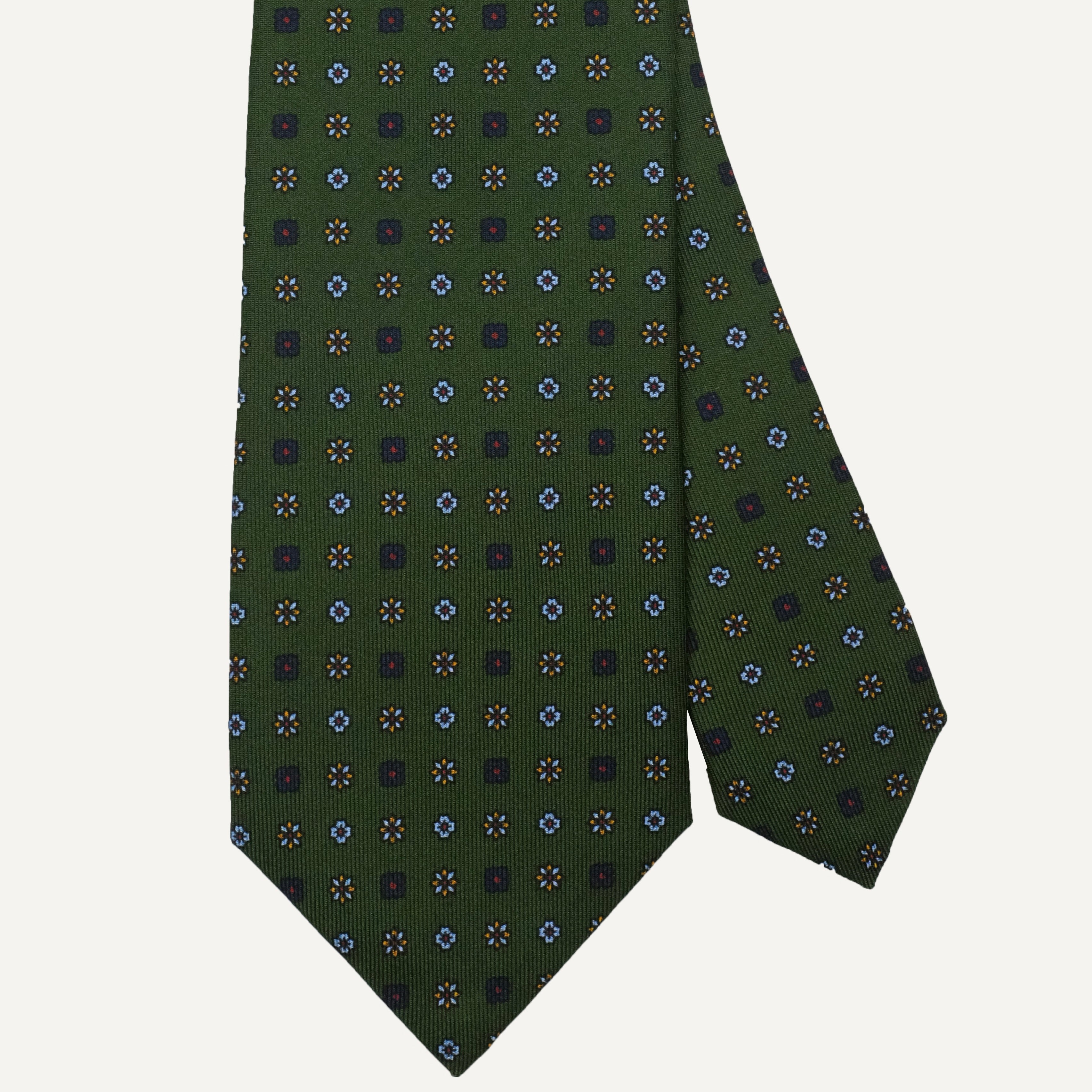 Green Foulard Tie