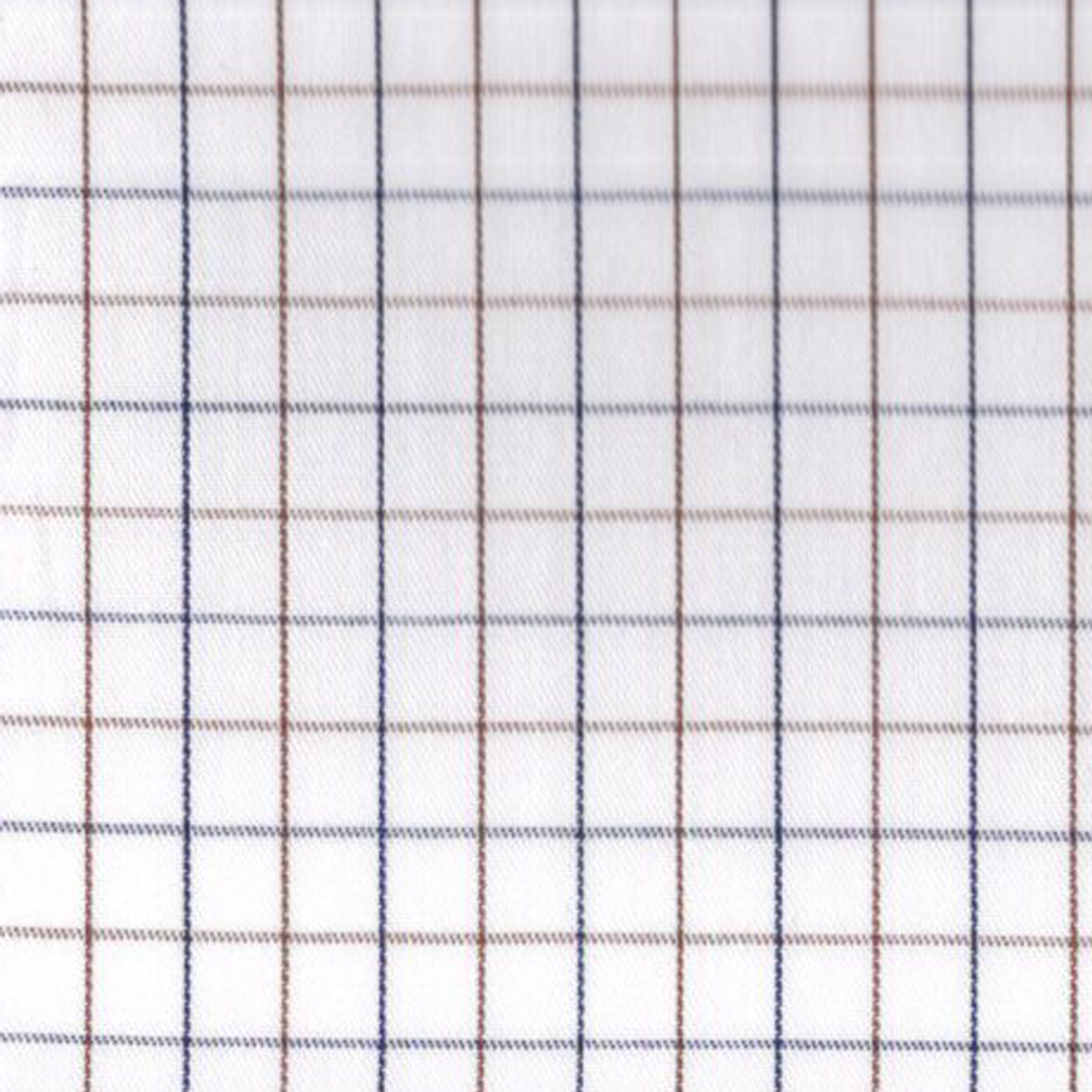 Blue & Tan Graph Check - Made-to-Order Shirt