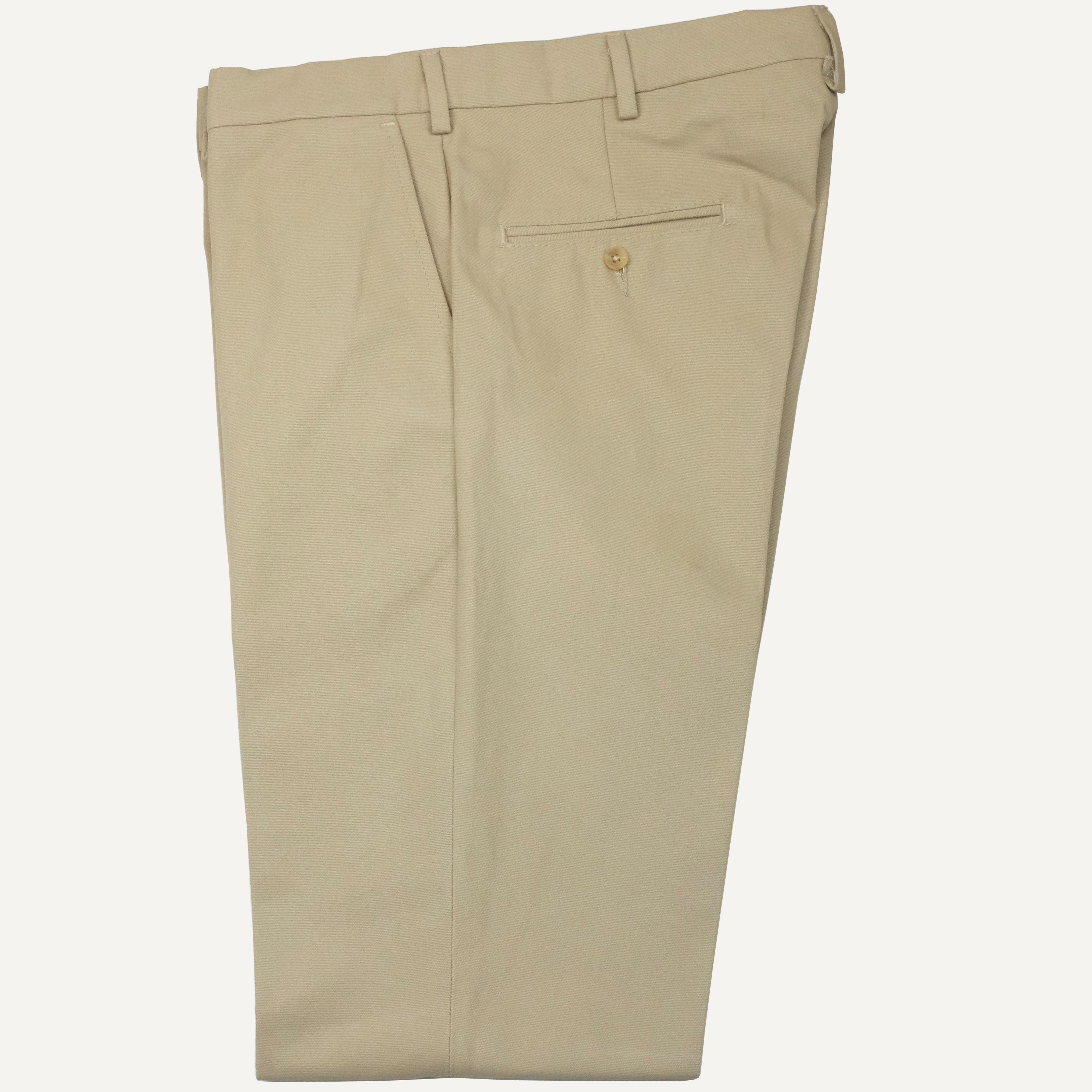 Khaki Cotton Canvas Trouser