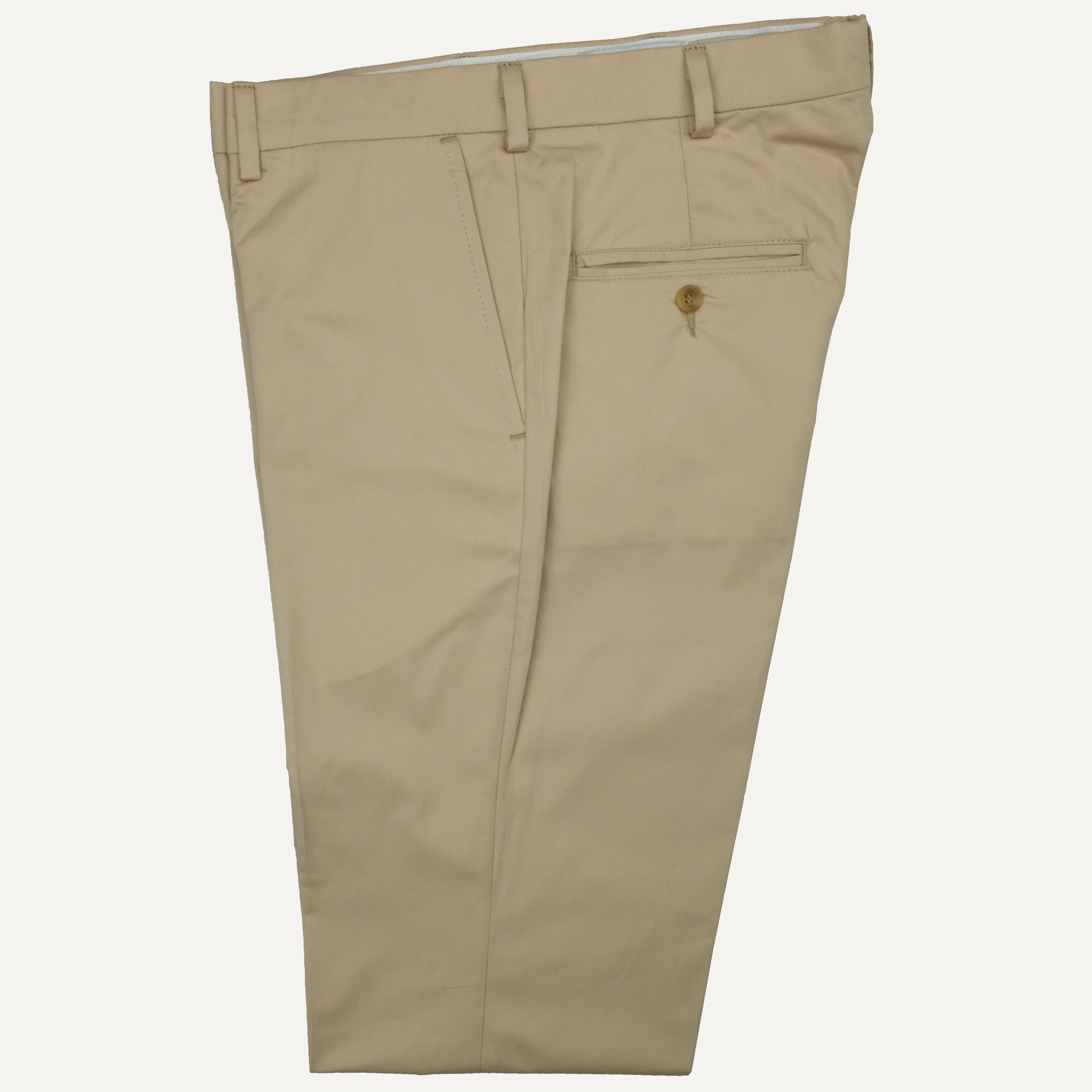 Khaki Lightweight Cotton Twill Trouser
