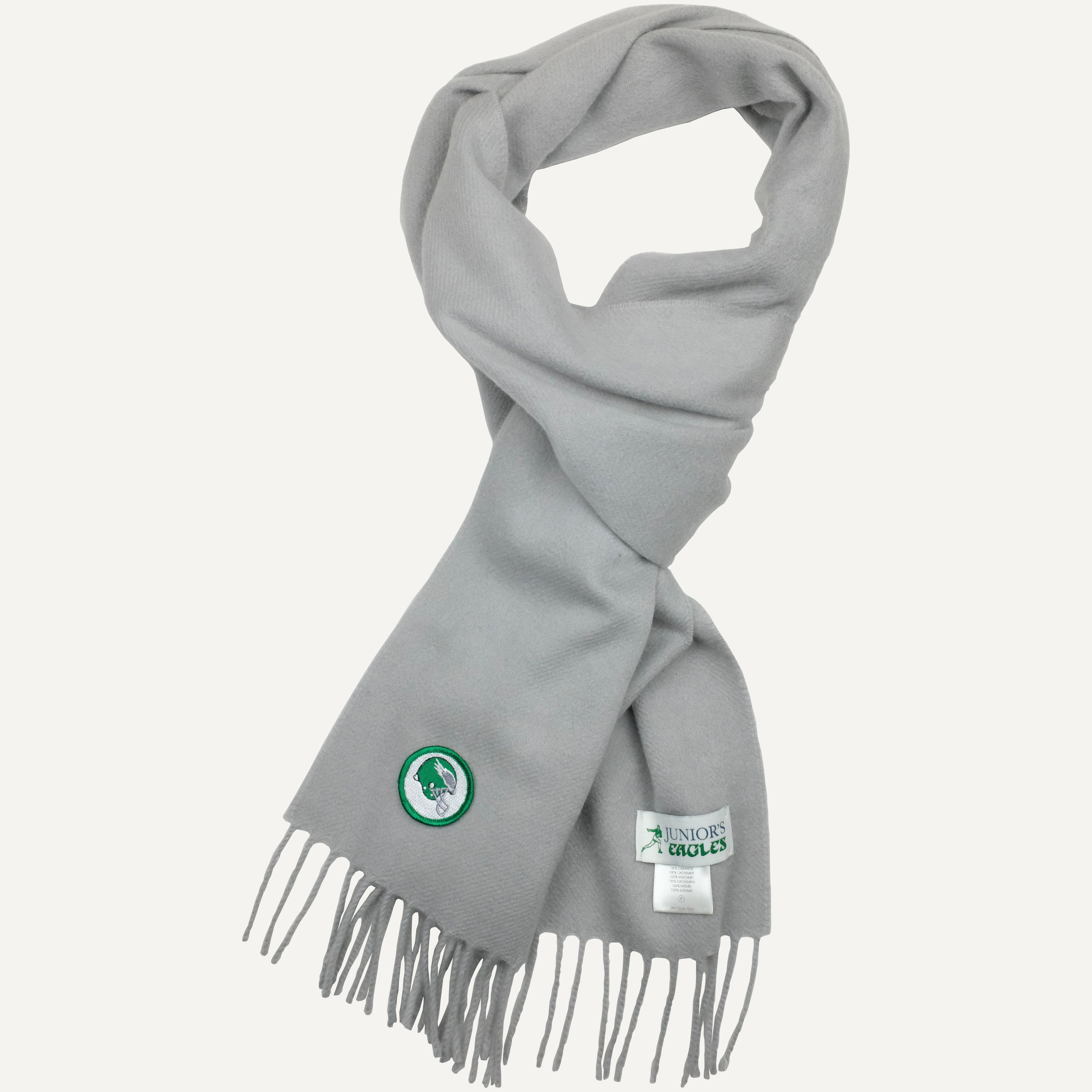 Junior's for Philadelphia Eagles Cashmere Scarf - Silver