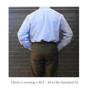 Blue Glen Plaid Broadcloth - Made-to-Order Shirt