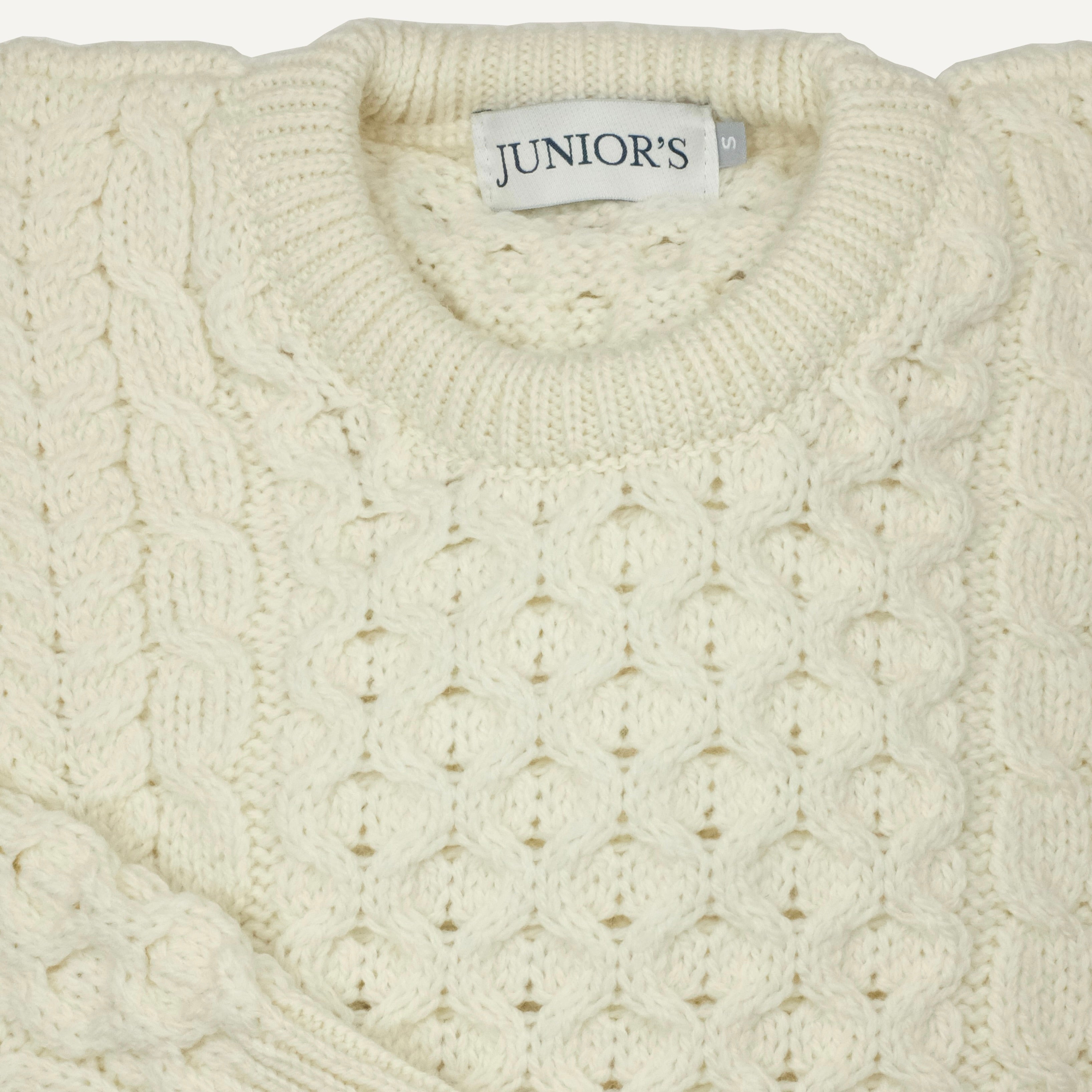 Natural Irish Fisherman Sweater