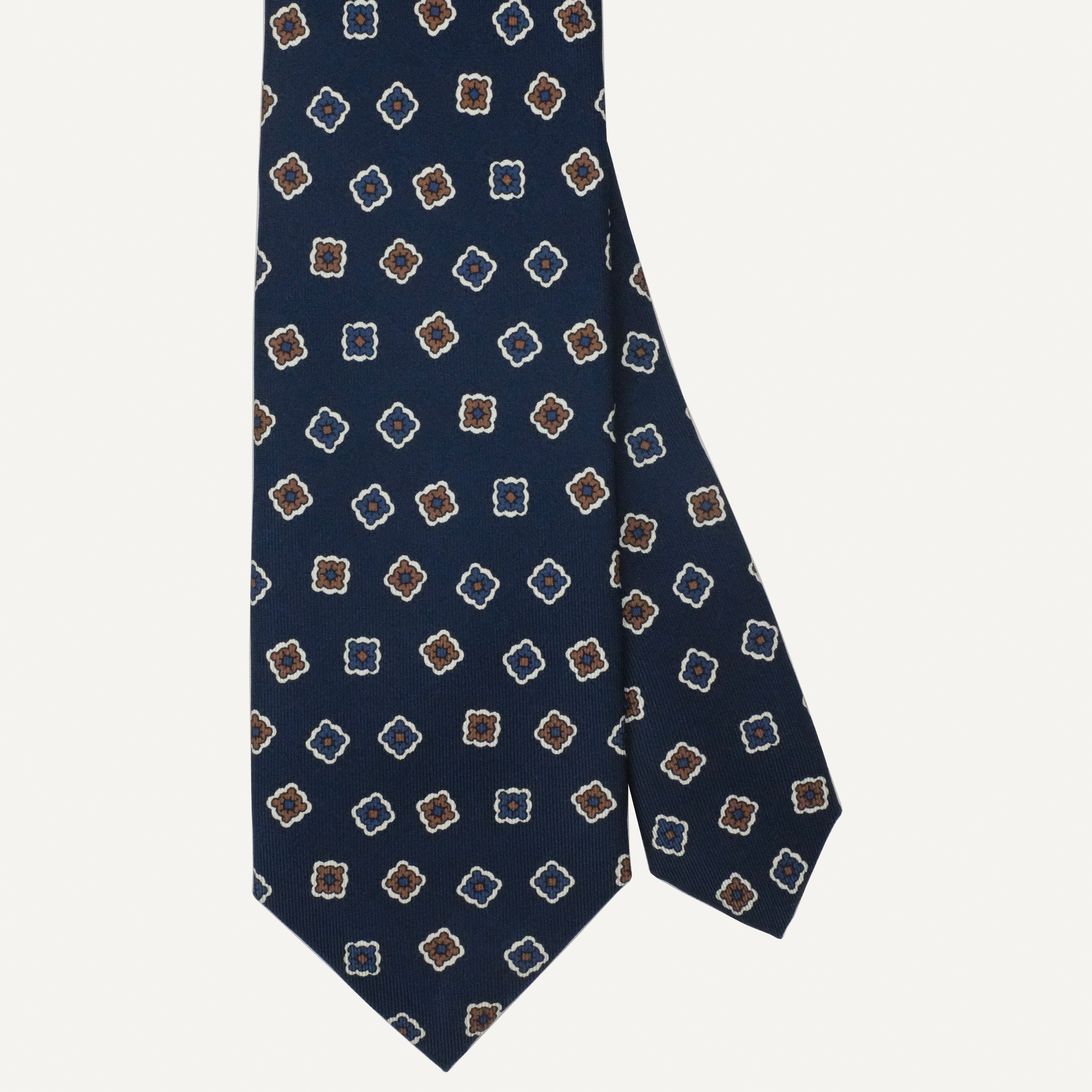 Navy Foulard Tie