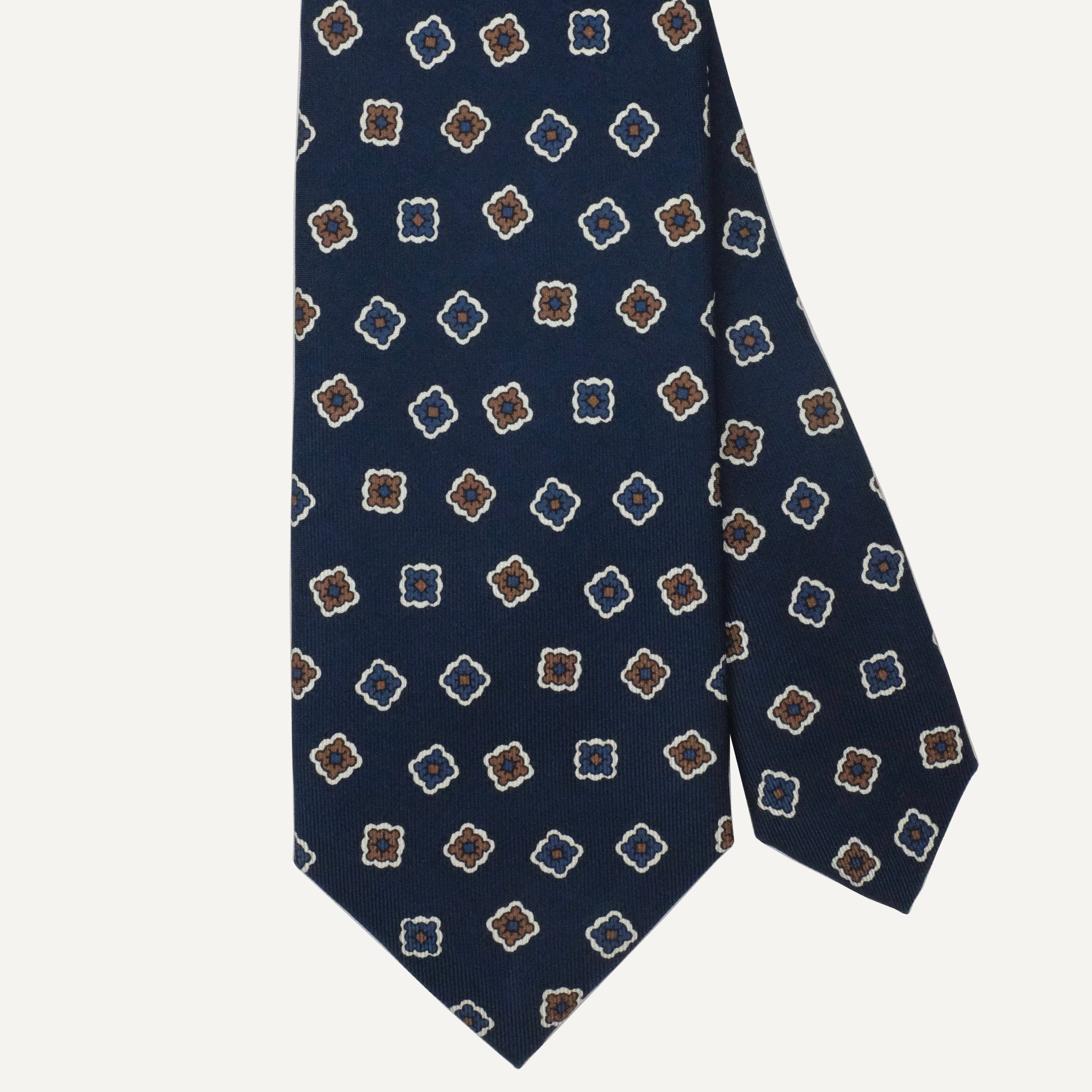 Navy Foulard Tie
