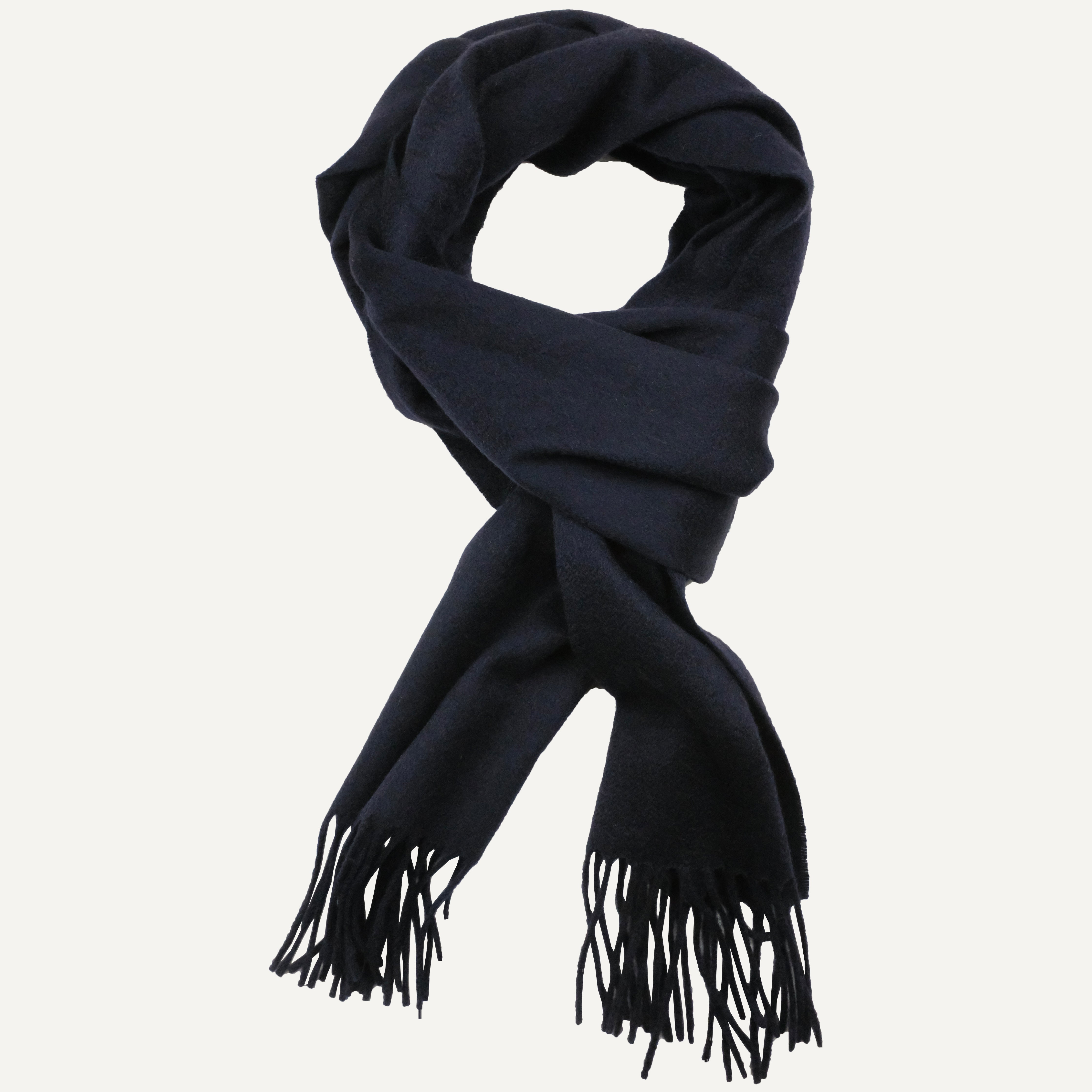 Dark Navy Cashmere Scarf