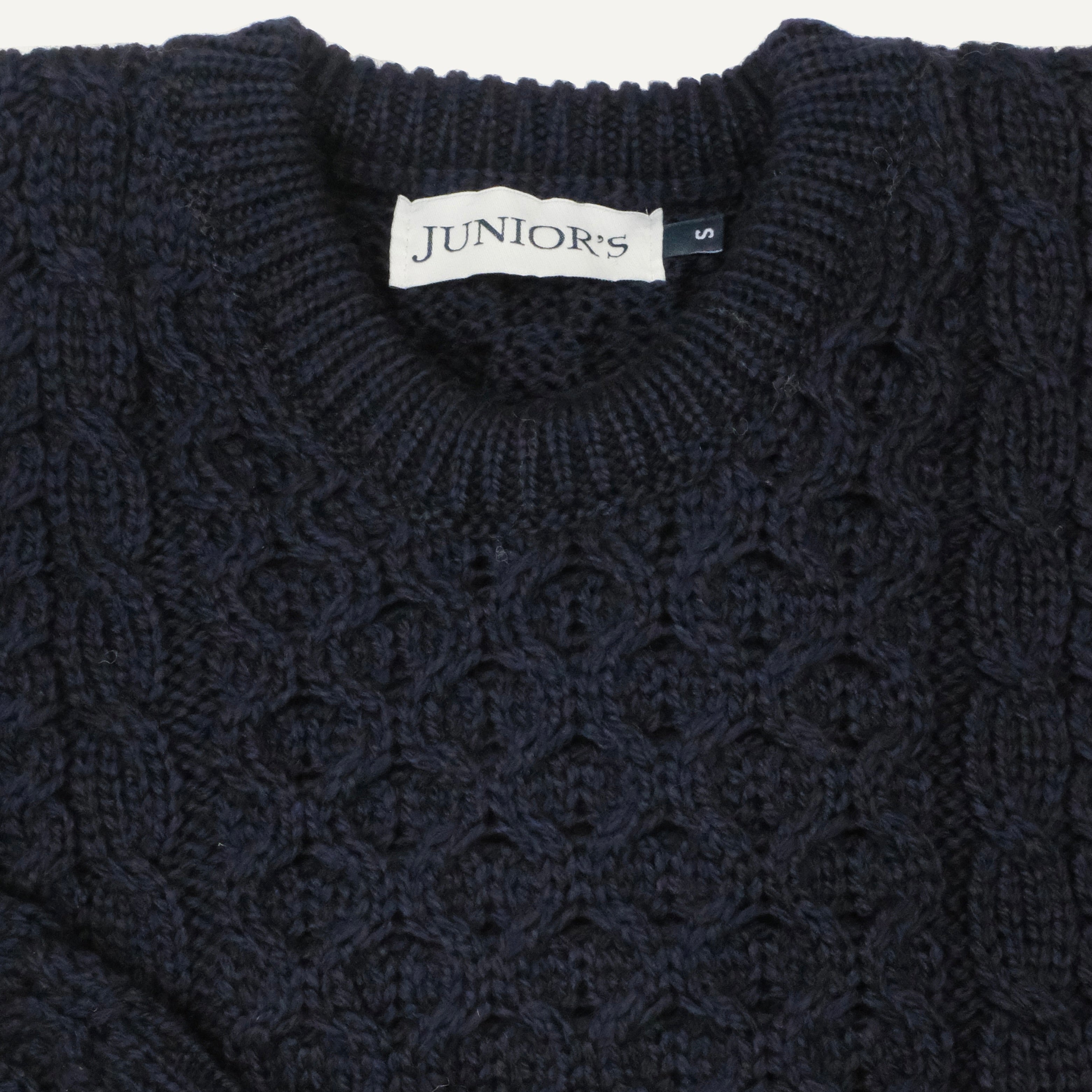 Navy Irish Fisherman Sweater