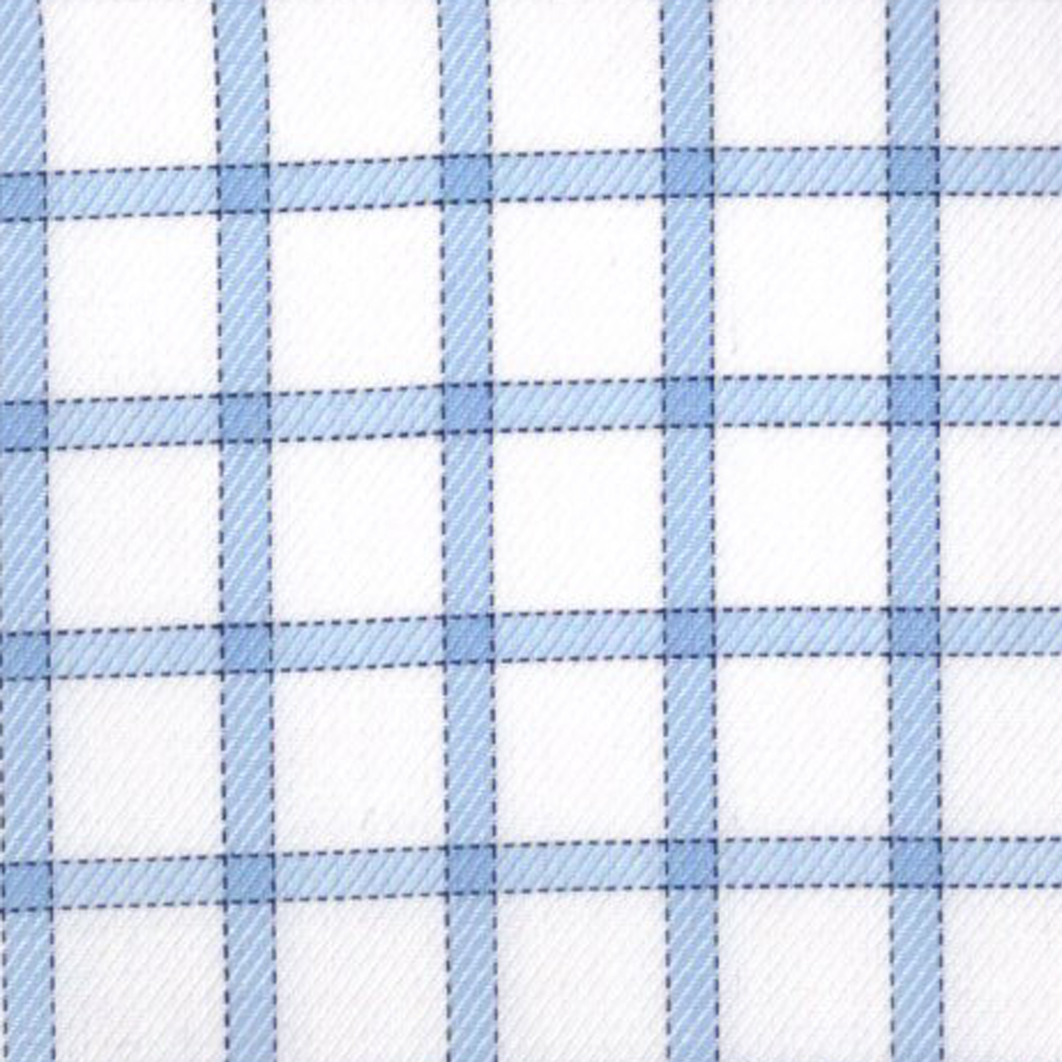 Light Blue Windowpane Check - Made-to-Order Shirt