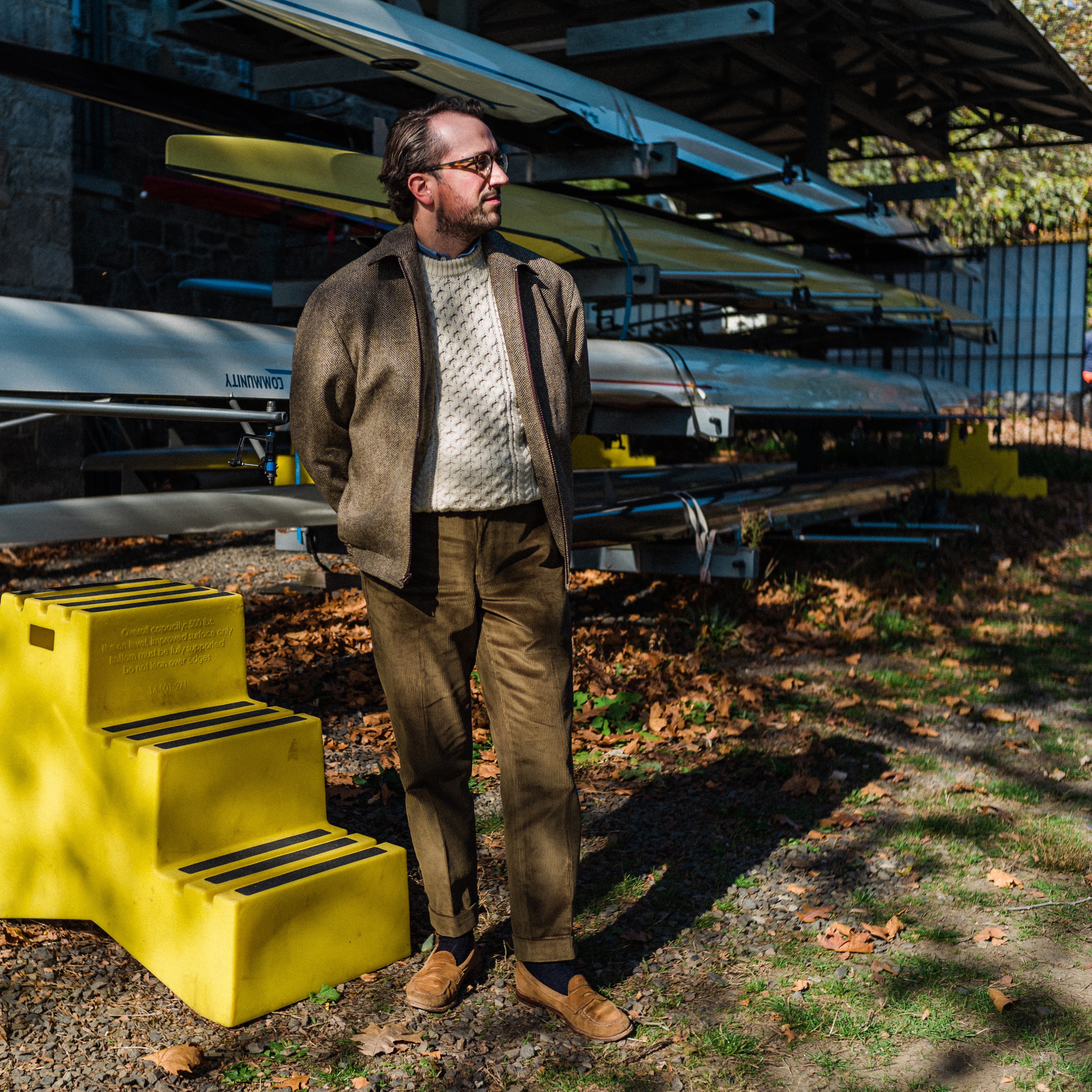 Sage Cotton Corduroy Trouser