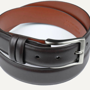 Dark Brown Calfskin Belt