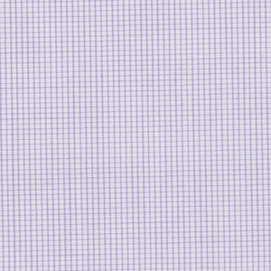Lavender Mini Check Broadcloth - Made-to-Order Shirt