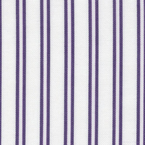 Purple Double Stripe Twill - Made-to-Order Shirt