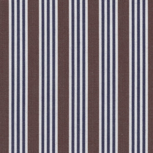 Brown Deco Stripe Broadcloth - Made-to-Order Shirt