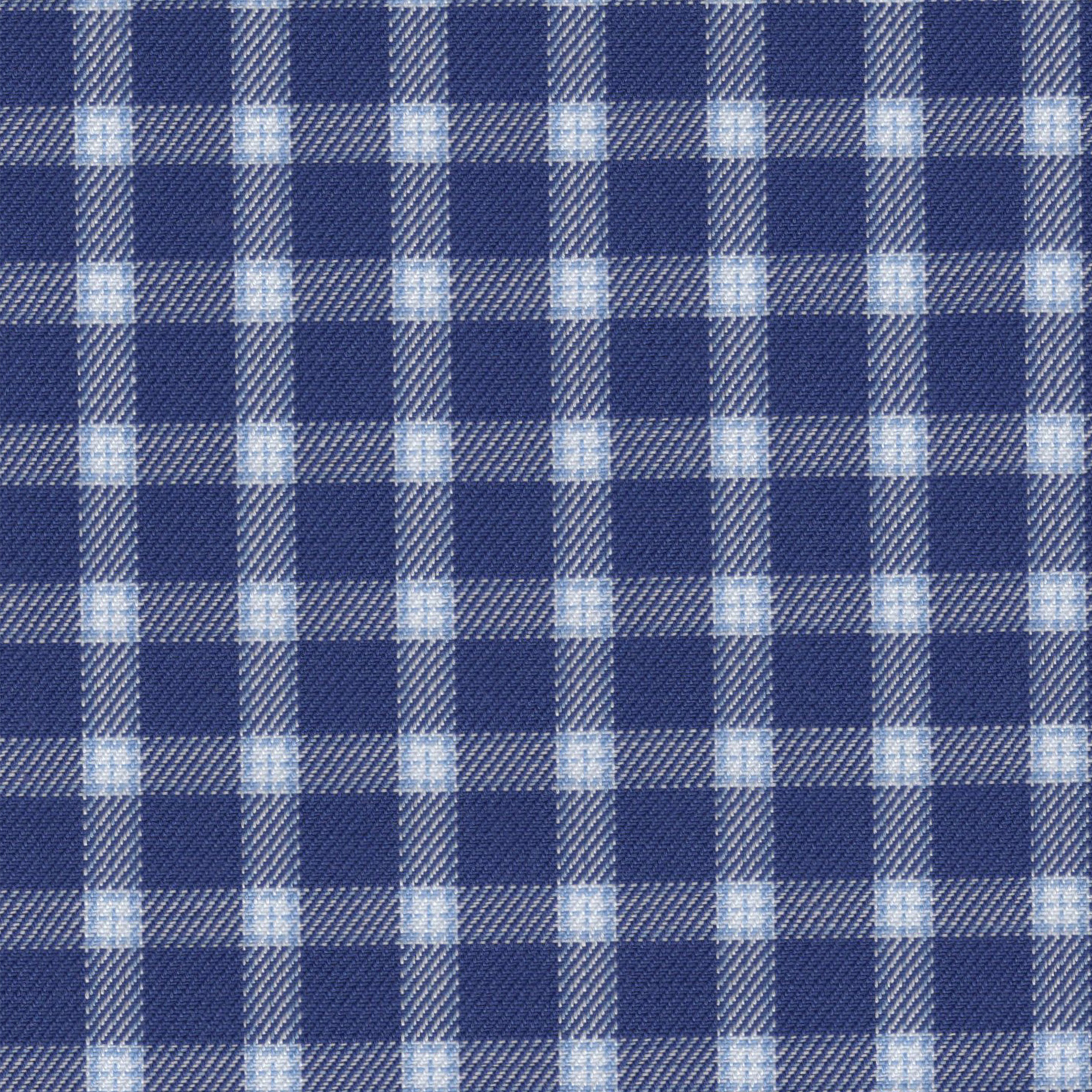 Blue Plaid Twill - Made-to-Order Shirt