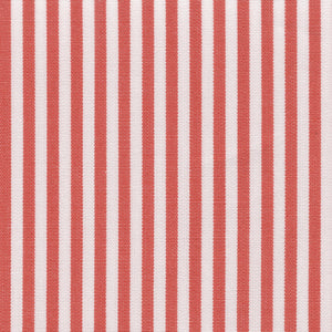 Red Bengal Stripe Broadcloth - Made-to-Order Shirt