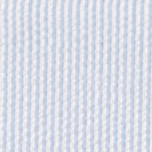 Blue Sky & White Seersucker - Made-to-Order Shirt