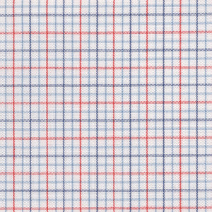 Blue & Red Tattersall Broadcloth - Made-to-Order Shirt