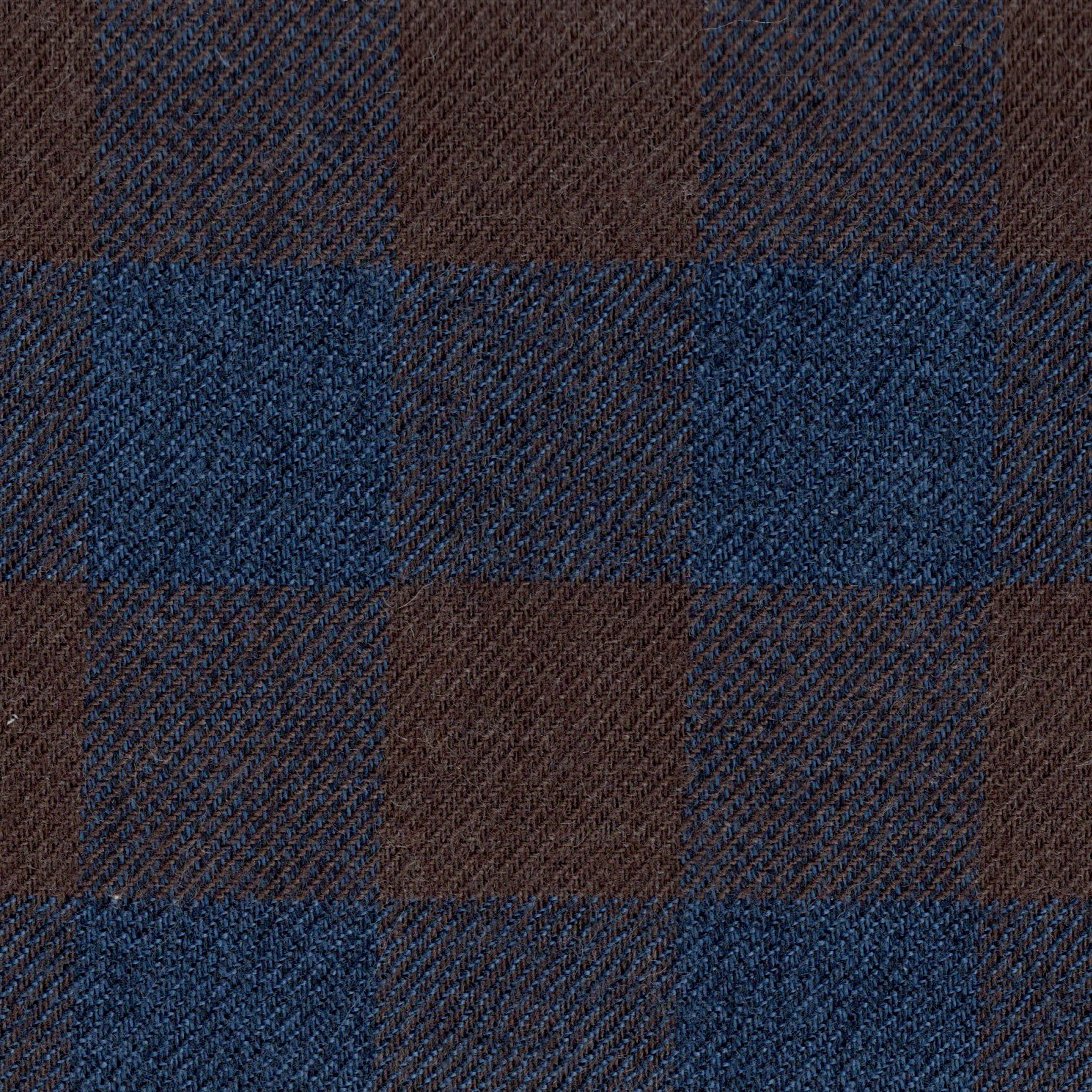 Brown & Blue Large Check Flannel- Made-to-Order Shirt