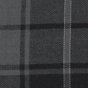 Black & Grey Wool/Cotton Plaid - Made-to-Order Shirt