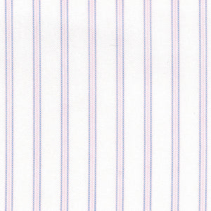 Pink & Blue Pin Dot Stripe Oxford Cloth - Made-to-Order Dress Shirt