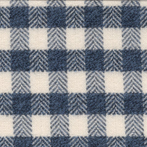 Blue & Cream Chevron Check Flannel - Made-to-Order Shirt