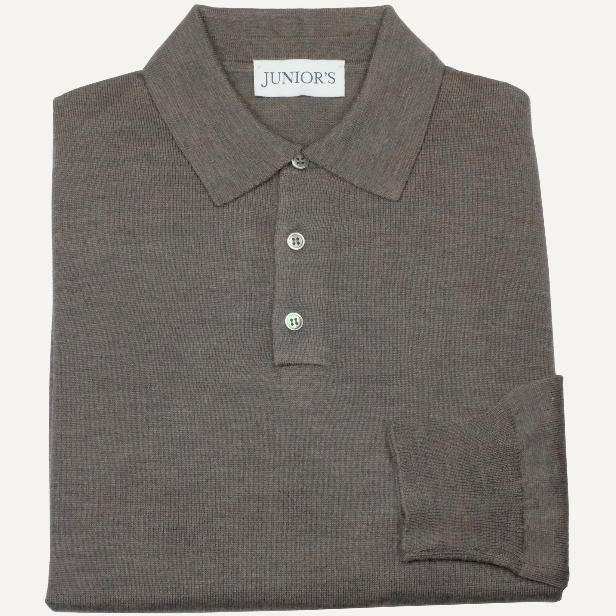 Merino Long Sleeve Polo Shirt