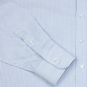 Blue & White University Stripe Oxford Cloth - Made-to-Order Shirt