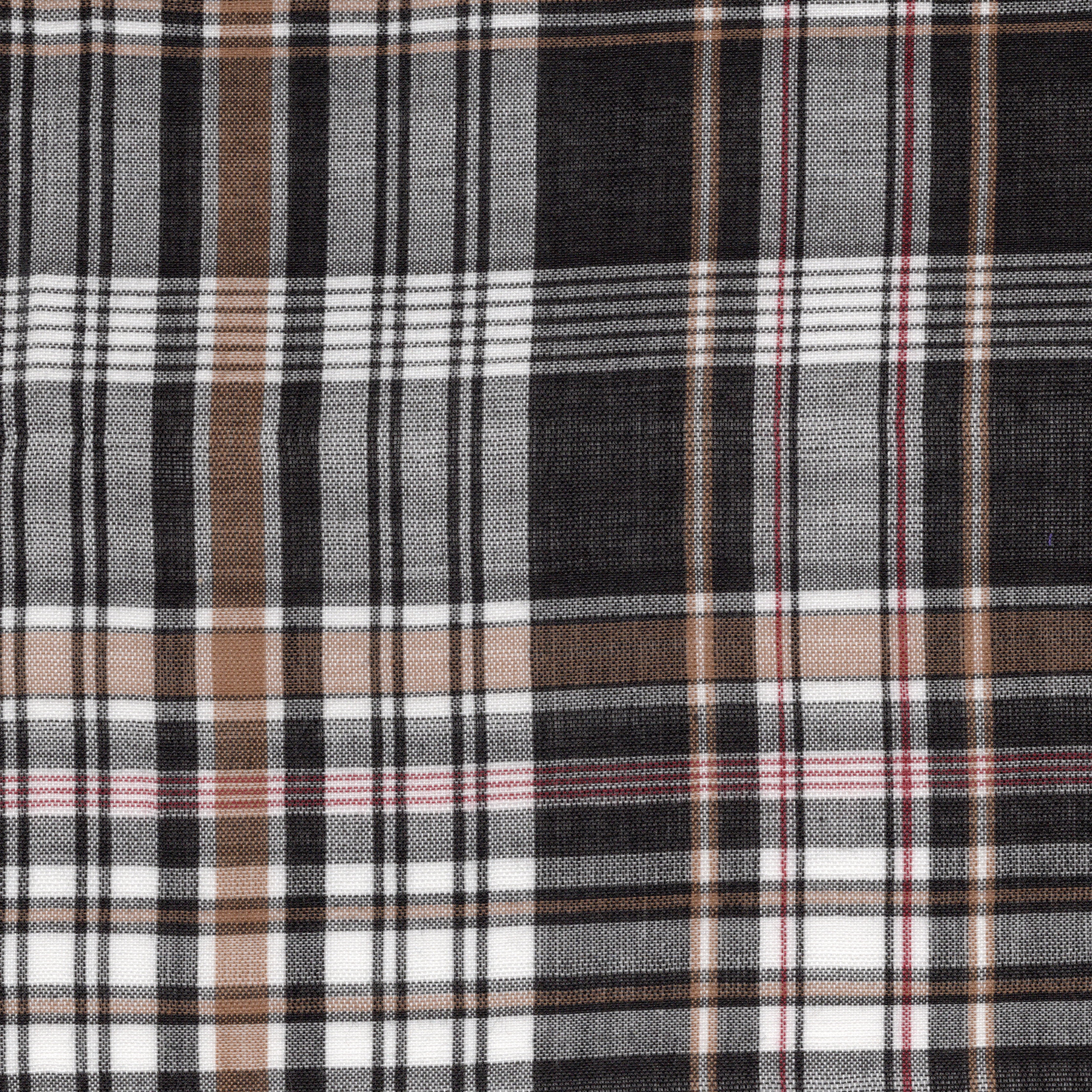 Black & Yellow Plaid India Madras - Made-to-Order Shirt