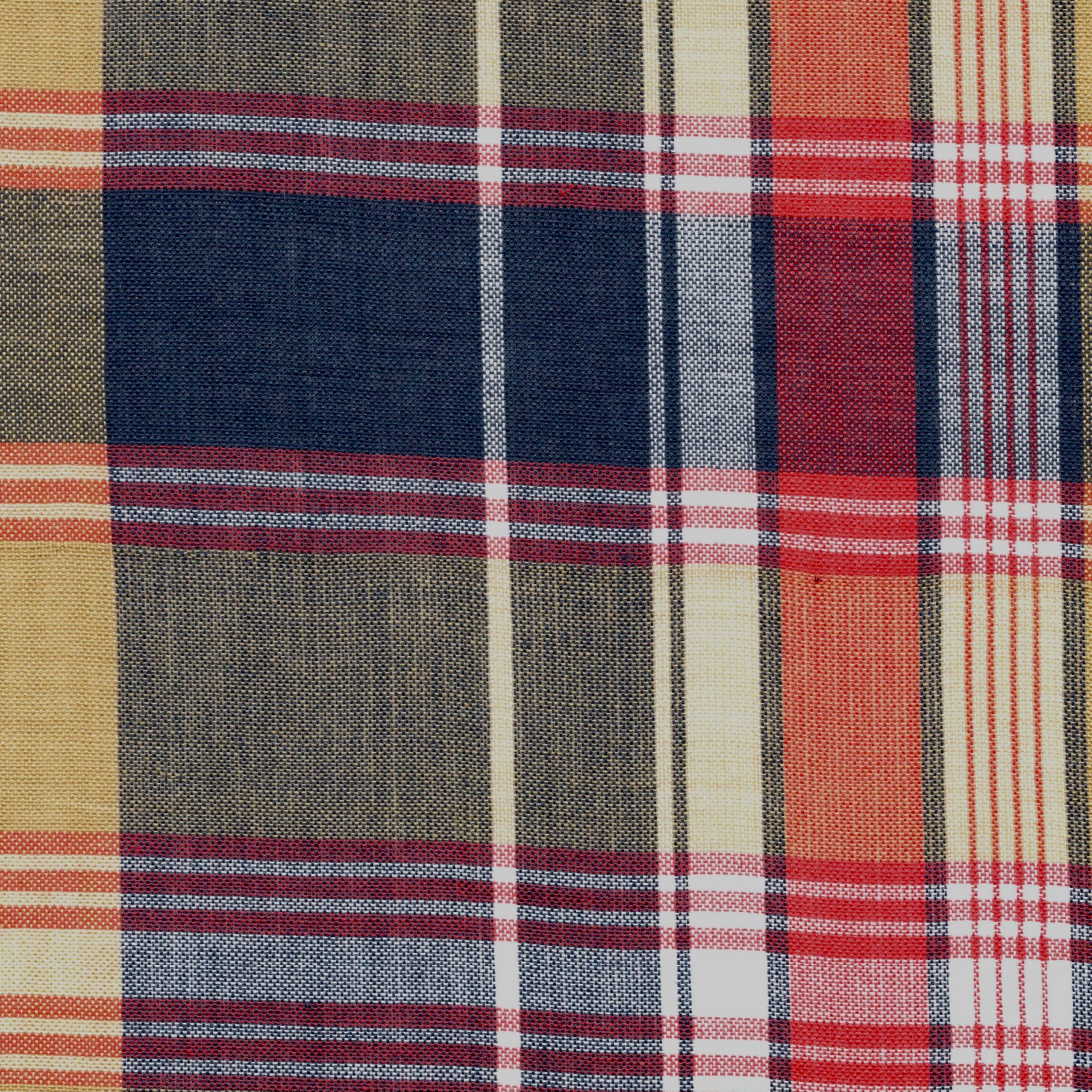 Green & Blue Plaid India Madras - Made-to-Order Shirt