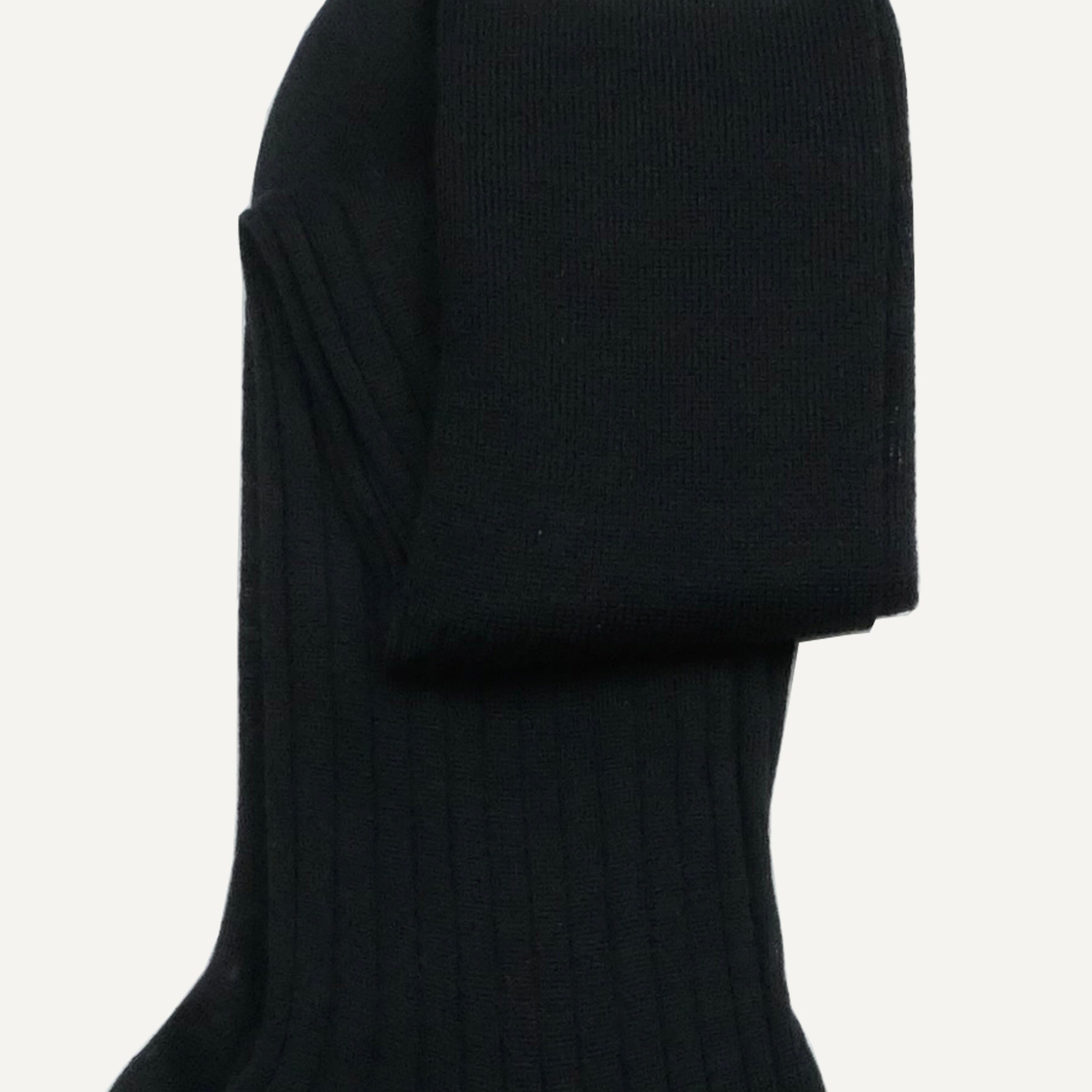 Black Over-the-Calf Sock