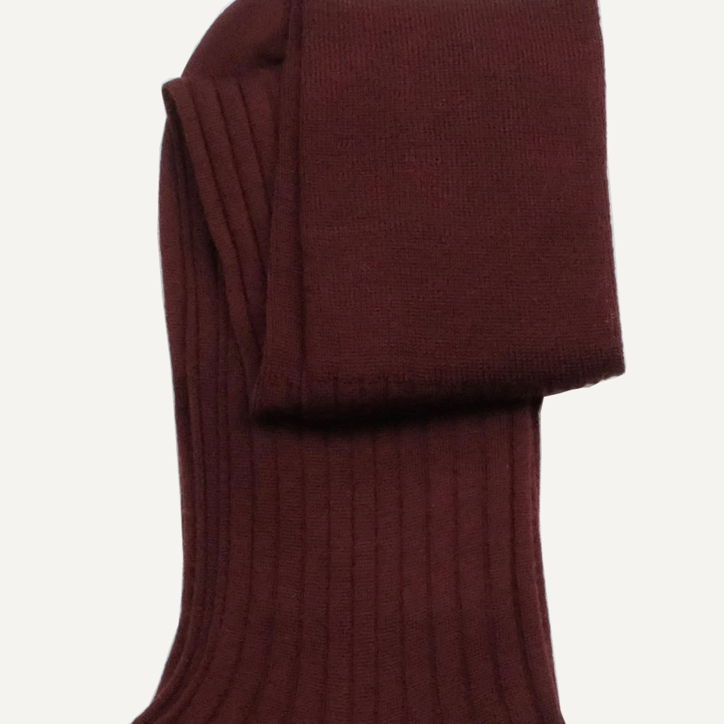 Bordeaux Over-the-Calf Sock