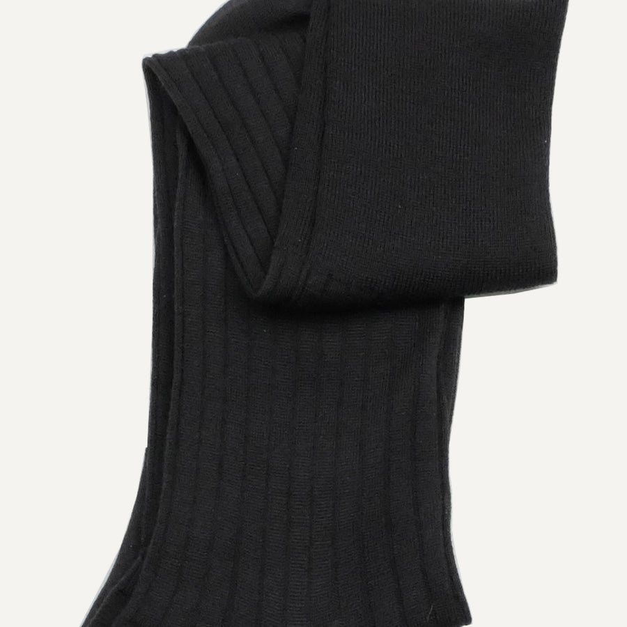Brown Over-the-Calf Sock